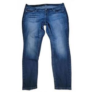 Torrid Dark Wash Faded Premium Skinny Jeans Plus‎ Size 18